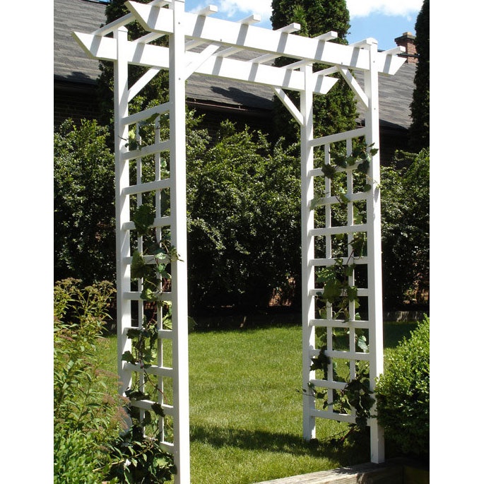 Home « Garden Arbors « Vinyl Arbors « Providence Vinyl Garden Arbor