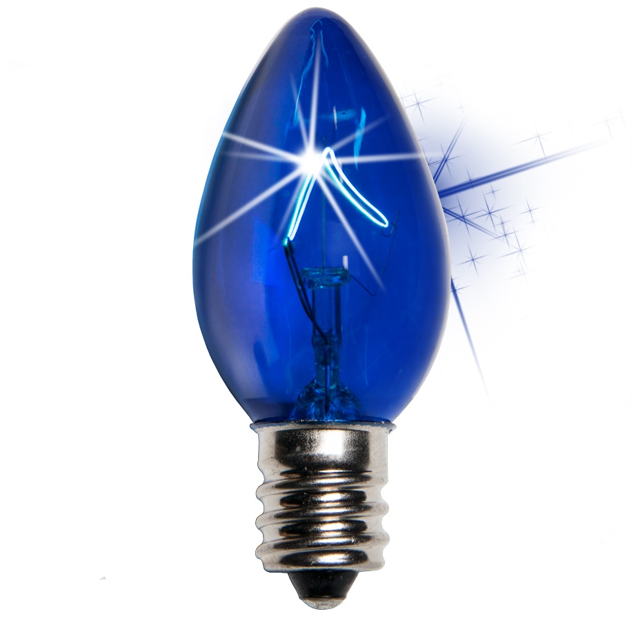 blue c7 light bulbs