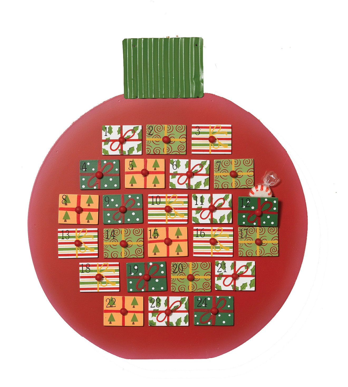 Ornament Christmas Advent Calendar with Drawers Yard Envy
