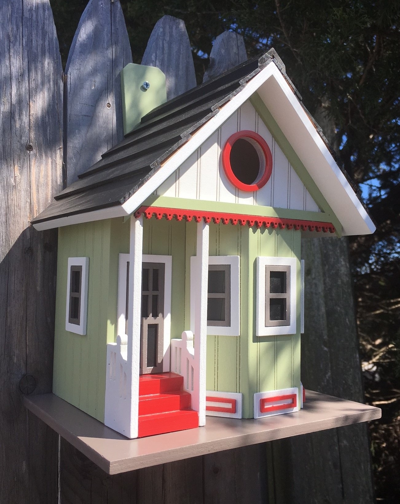 Everspoint Lake Cottage Hanging Bird House - Yard Envy