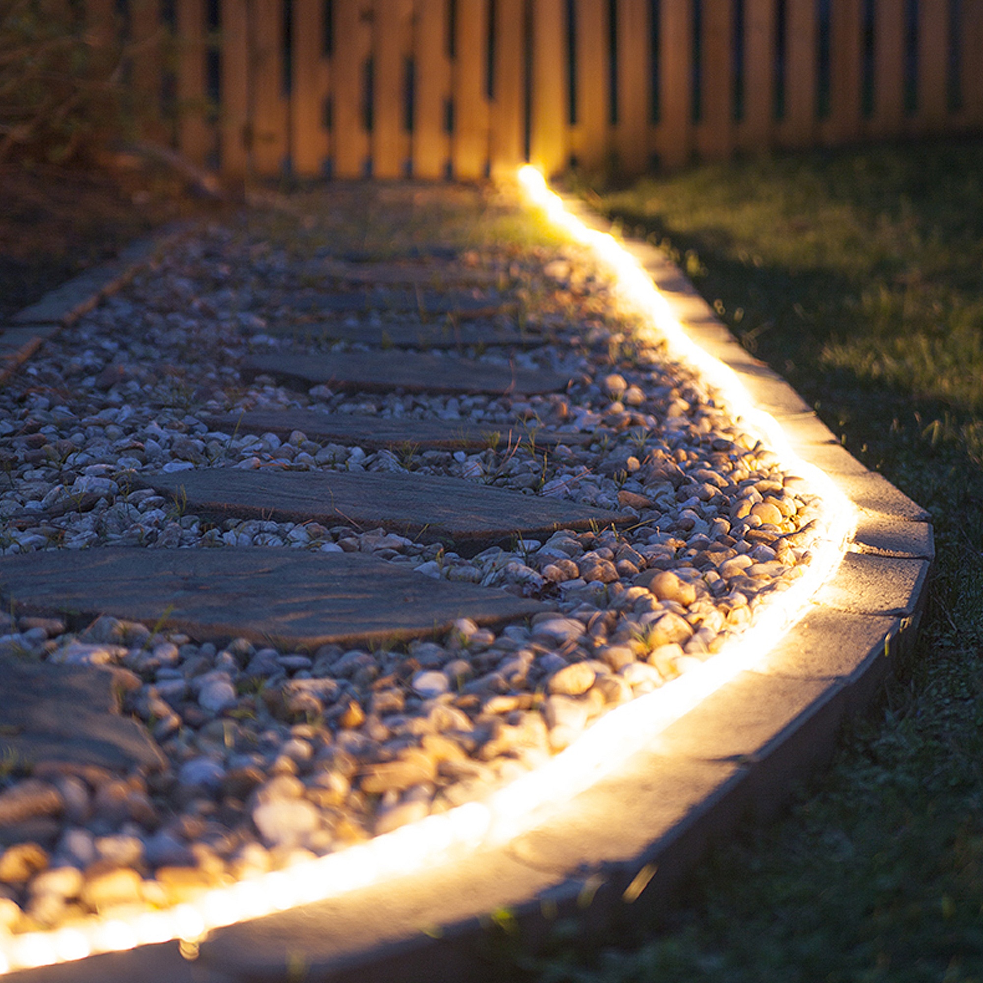 Rope Light Ideas for DIY Outdoor Lighting - Yard Envy